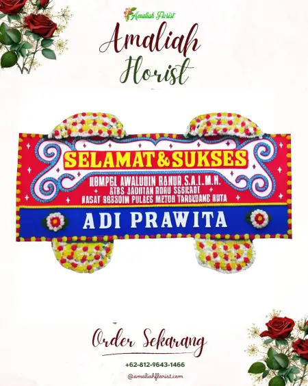 Papan Bunga Ucapan Selamat Kuaro