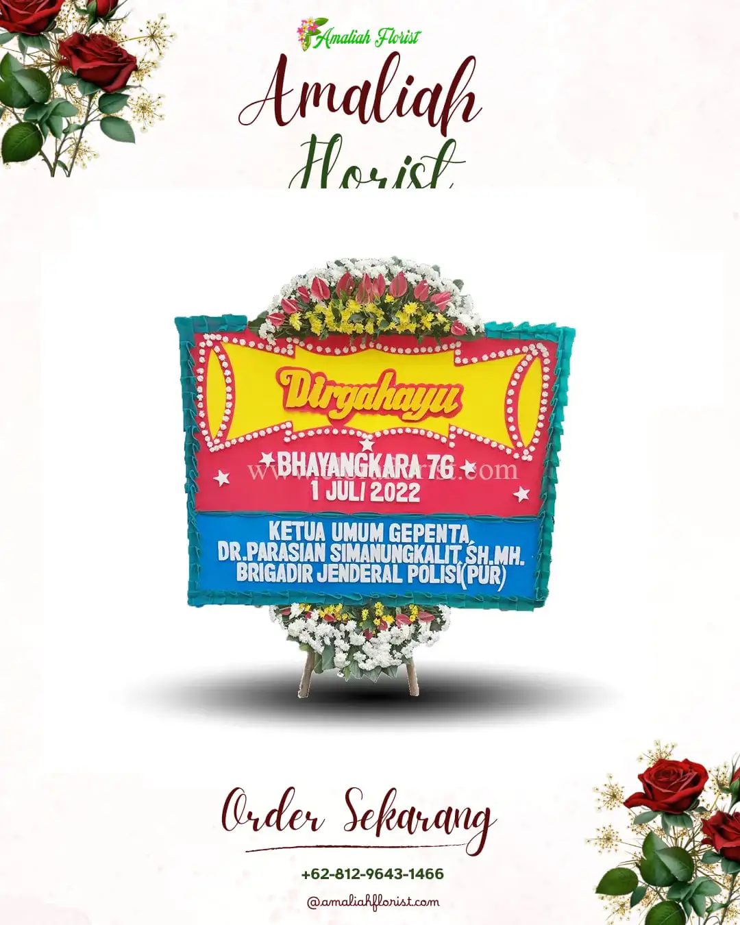 Papan Bunga HUT Ulang Tahun Kuaro